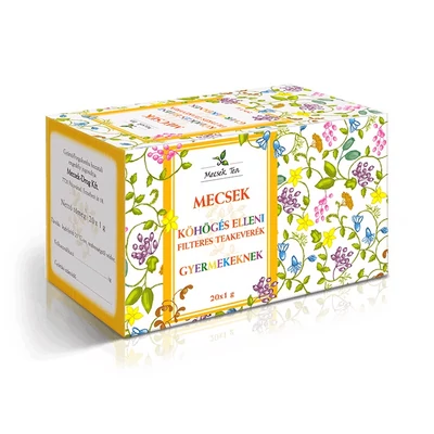 MECSEK Köhögés elleni gyermek tea 20 filter