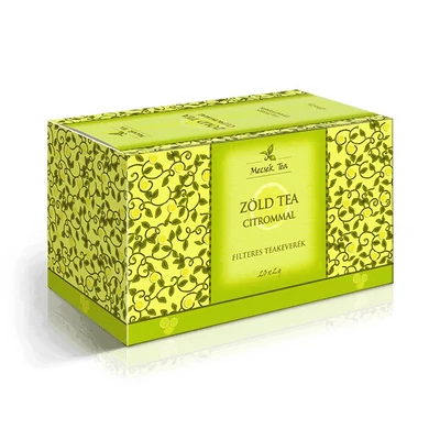 MECSEK Zöld tea citrommal 20 filter