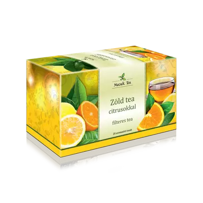 MECSEK Zöld tea citrusokkal 20 filter
