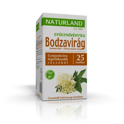 NATURLAND Bodzavirág tea 25 filter