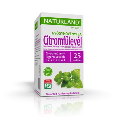 NATURLAND Citromfűlevél tea 25 filter