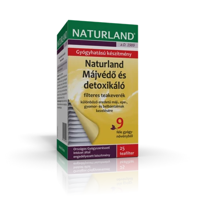NATURLAND Májvédő tea 25 filter