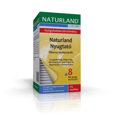 NATURLAND Nyugtató tea 25 filter