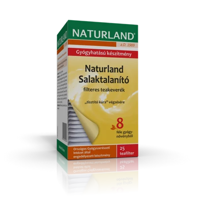 NATURLAND Salaktalanító teakeverék 25 filter