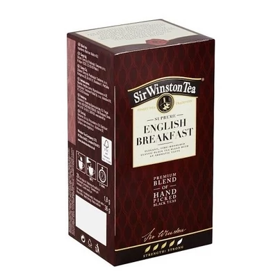 TEEKANNE Sir Winston english breakfast fekete tea 20 filter