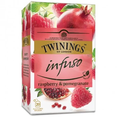 TWININGS Gránátalma és Málna Herbatea 20 filter