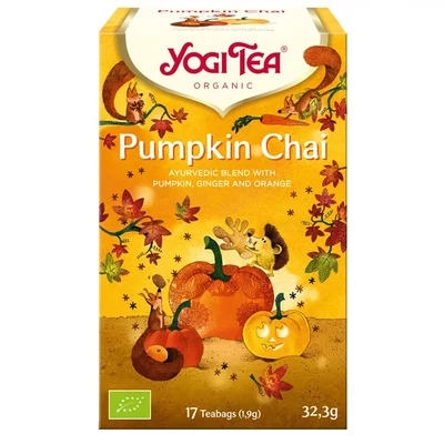 YOGI BIO Sütőtökös chai tea 17 filter