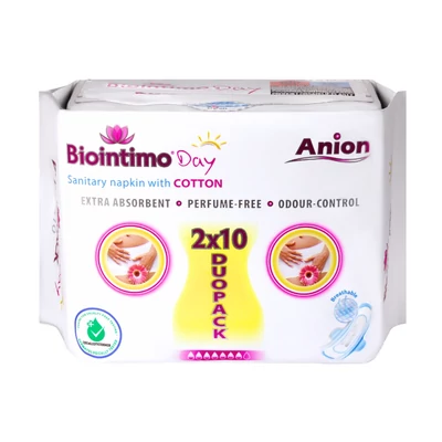 BIOINTIMO Day Duo Pack - Anionos nappali intim betét 20 db
