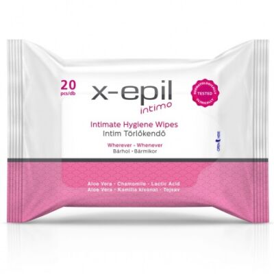 X-EPIL Intimo Intim törlőkendő 20 db