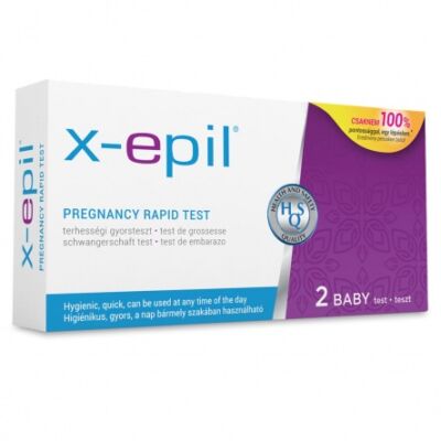 X-Epil Terhességi gyorsteszt csík 2 db