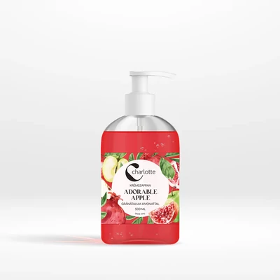 CHARLOTTE Krémszappan Adorable Apple - Gránátalma 500 ml