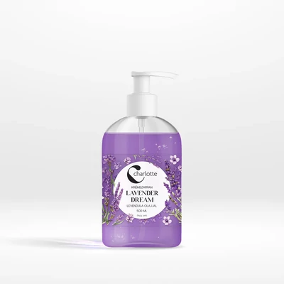 CHARLOTTE Krémszappan Lavender Dream - Levendula 500 ml