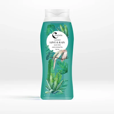 CHARLOTTE Tusfürdő Love & Rain 750 ml