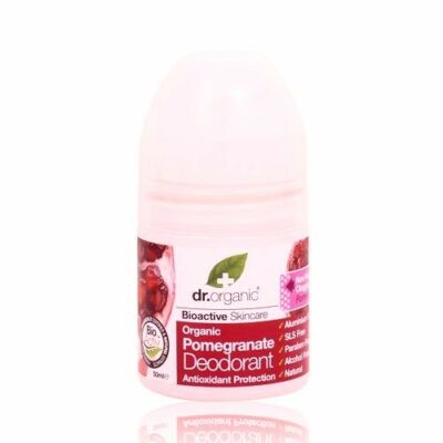 Dr. Organic Golyós dezodor Bio gránátalmával 50 ml
