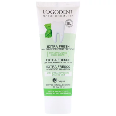 LOGODENT Extra Fresh Daily care fogkrém bio borsmentával 75 ml
