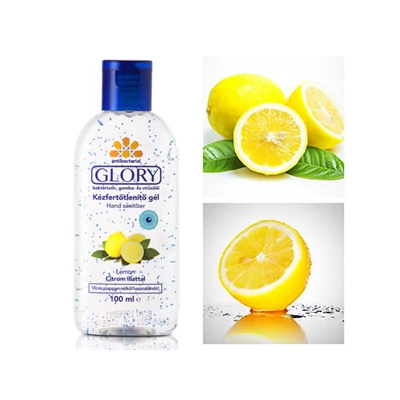 GLORY Kézfertőtlenítő gél Citrom 100 ml