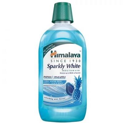 HIMALAYA Herbals Sparkly white gyógynövényes fehérítő szájvíz 450 ml