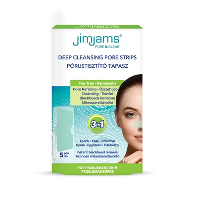 JIMJAMS Pure&Clear Pórustisztító Tapasz 5 db