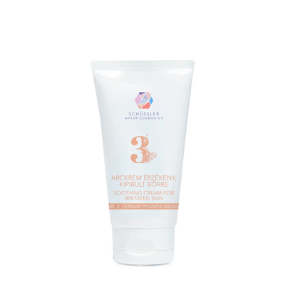 SCHÜSSLER Nr.3. Natúr arckrém érzékeny, kipirult bőrre 75 ml