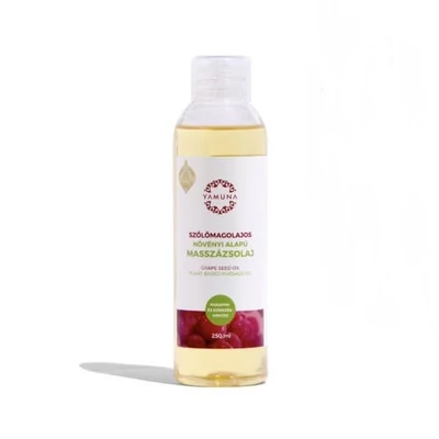 YAMUNA Növényi Masszázsolaj Szőlőmagolajos 250 ml