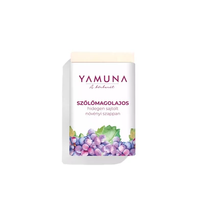 YAMUNA Natural szappan Szőlőmagolajos 110 g