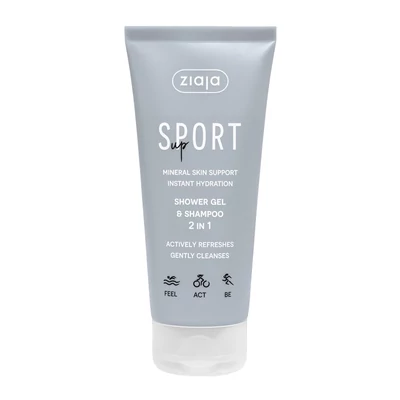 ZIAJA Sport tusfürdő gél és sampon 2in1 200 ml