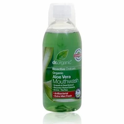 Dr. Organic Szájvíz Bio Aloe verával 500 ml