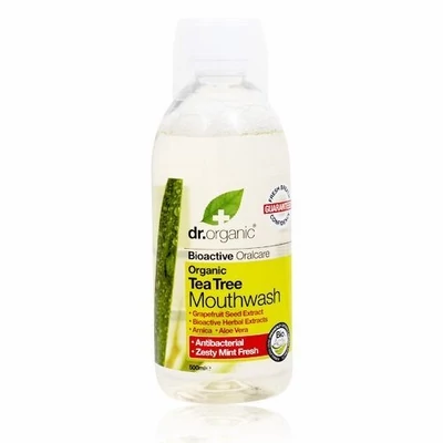 Dr. Organic Szájvíz Bio teafával 500 ml