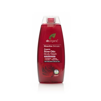 Dr. Organic Tusfürdő Bio damaszkuszi rózsával 250 ml