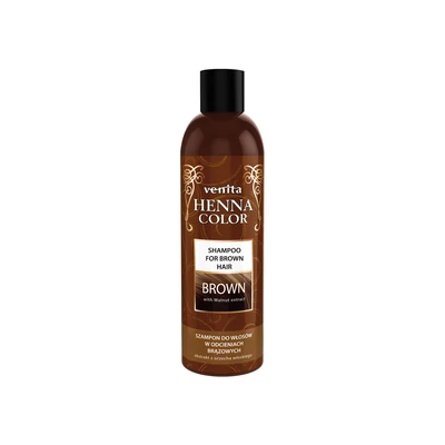 HENNA COLOR Hajsampon Barna árnyalatú hajra 250 ml