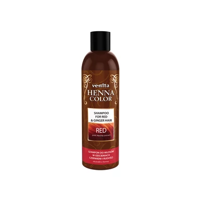 HENNA COLOR Hajsampon Piros és Vörös árnyalatú hajra 250 ml