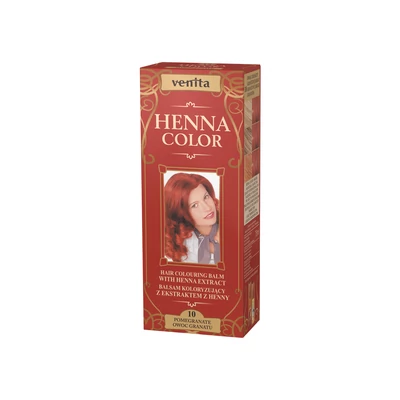 HENNA COLOR Krémhajfesték Nr. 10 Gránátalma 75 ml
