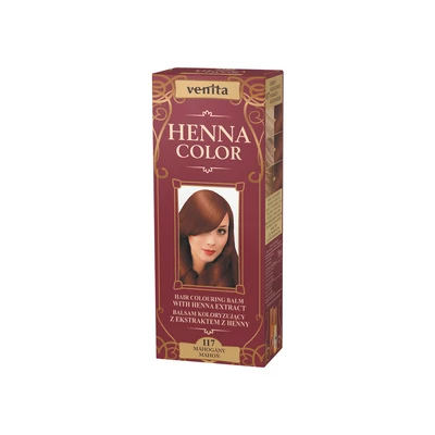 HENNA COLOR Krémhajfesték Nr. 117 Mahagóni 75 ml