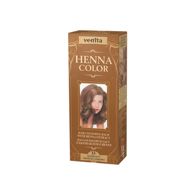 HENNA COLOR Krémhajfesték Nr. 13 Mogyoróbarna 75 ml