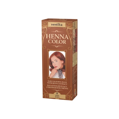 HENNA COLOR Krémhajfesték Nr. 8 Rubin 75 ml