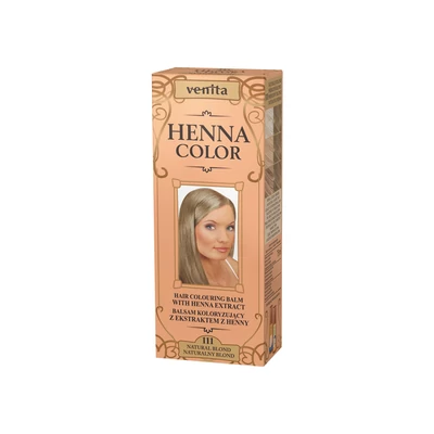 HENNA COLOR Krémhajfesték Nr. 111 Természetes Szőke 75 ml