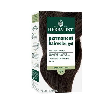 HERBATINT 3N Sötét gesztenye tartós növényi hajfesték kondícionálóval 170 ml