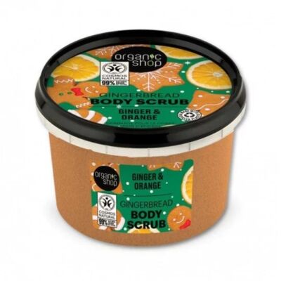 Organic Shop Bio Cukros testradír mézeskalácsos gyömbérrel és naranccsal 250 ml