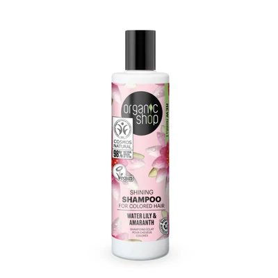 Organic Shop Sampon Shine vízililiommal és amaránttal 280 ml