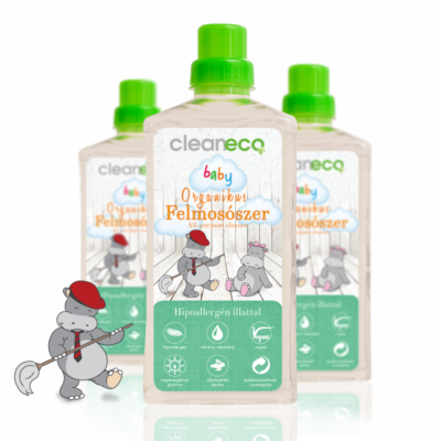 CLEANECO Baby organikus felmosószer növényi alkohollal 1000 ml