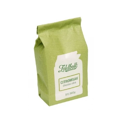 ZÖLDBOLT Citromsav Étkezési Célra 500 g
