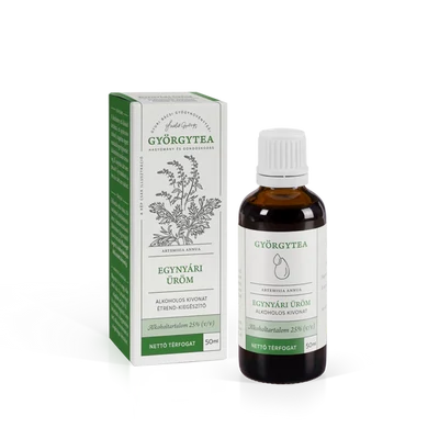 GYÖRGYTEA Egynyári üröm Alkoholos kivonat 50 ml