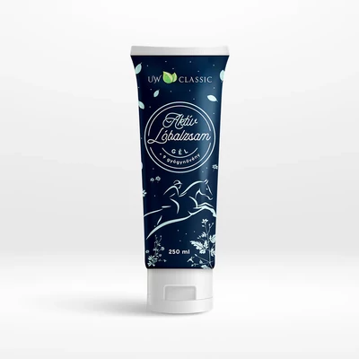 UW Classic Lóbalzsam Aktív Gél+9 Gyógynövény 500 ml