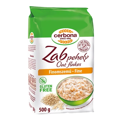 Cerbona Gluténmentes zabpehely finom szemű 500 g