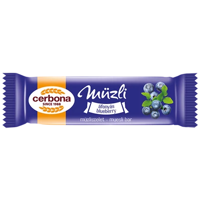 Cerbona Müzliszelet áfonyás 20 g