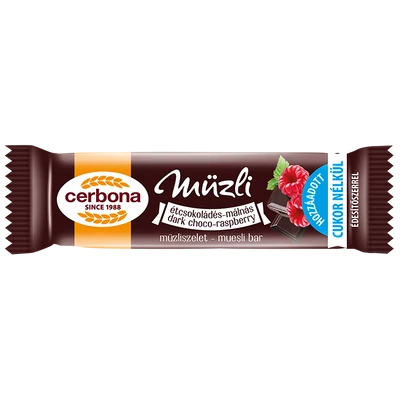 Cerbona Müzliszelet étcsokis-málnás 20 g