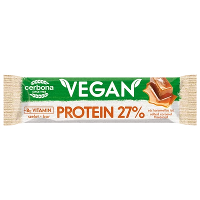 CERBONA Vegán protein szelet Sós-karamellás 40 g