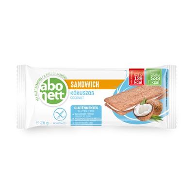 ABONETT Szendvics Kókuszos gluténmentes 26 g