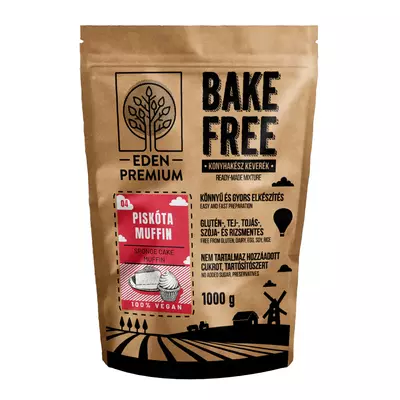 ÉDEN PRÉMIUM Bake-Free Piskóta-muffin lisztkeverék 1000 g