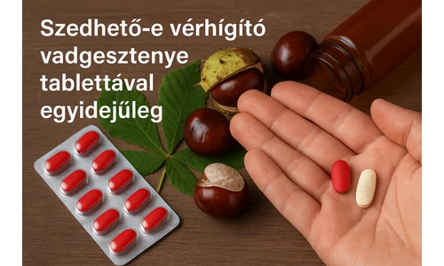 Szedhető-e vérhígító (véralvadás gátló) gyógyszerrel egyidejűleg vadgesztenye tabletta visszérre?